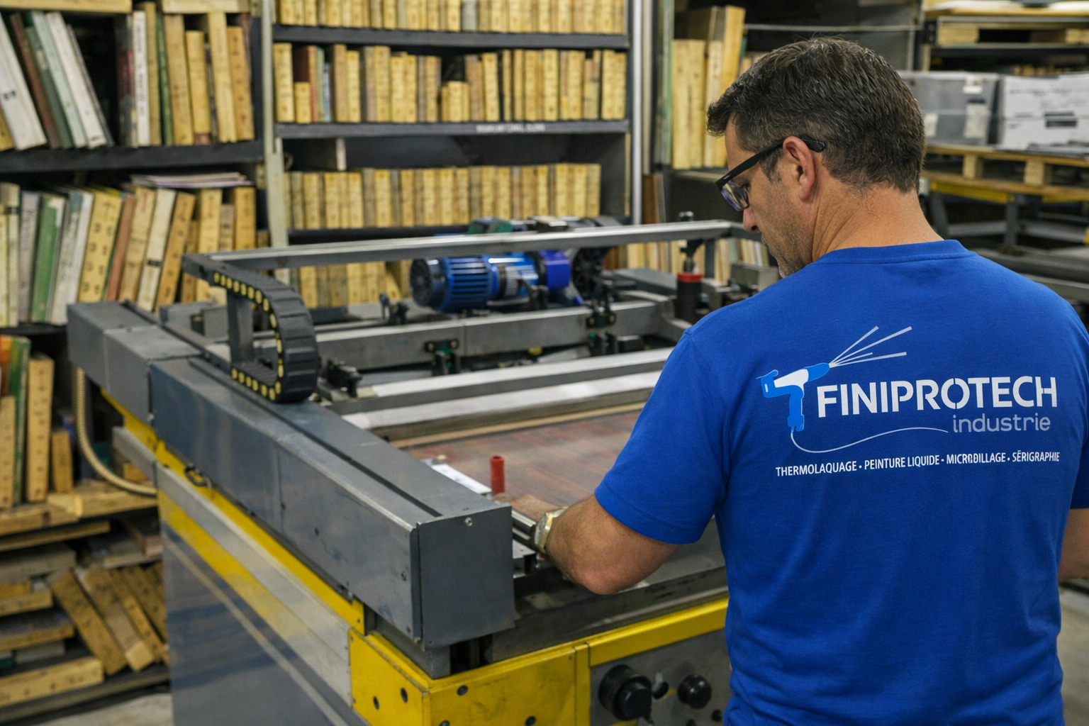 sérigraphie de pièce industrielle